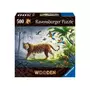 RAVENSBURGER Puzzle en bois - Rectangulaire - 500 pcs - Tigre de la jungle - Adulte - 00017514