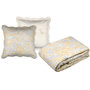 Voir la diapositive 4 : Lovely Casa Couvre lit boutis réversible 240x220 avec 2 taies NERYA