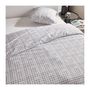 Voir la diapositive 2 : Today Parure de lit - TODAY Crazy - Imprimé Carreaux - 2 personnes - 220 x 240 cm - Blanc