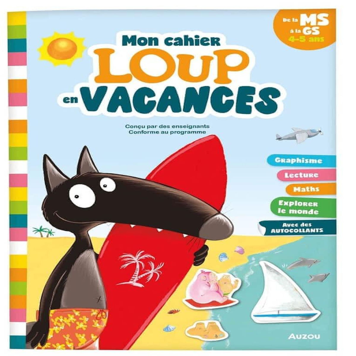 JE RENTRE EN GRANDE SECTION AVEC LOUP. 4-5 ANS, DE LA MOYENNE A LA GRANDE SECTION, Jensen Marie-Claude