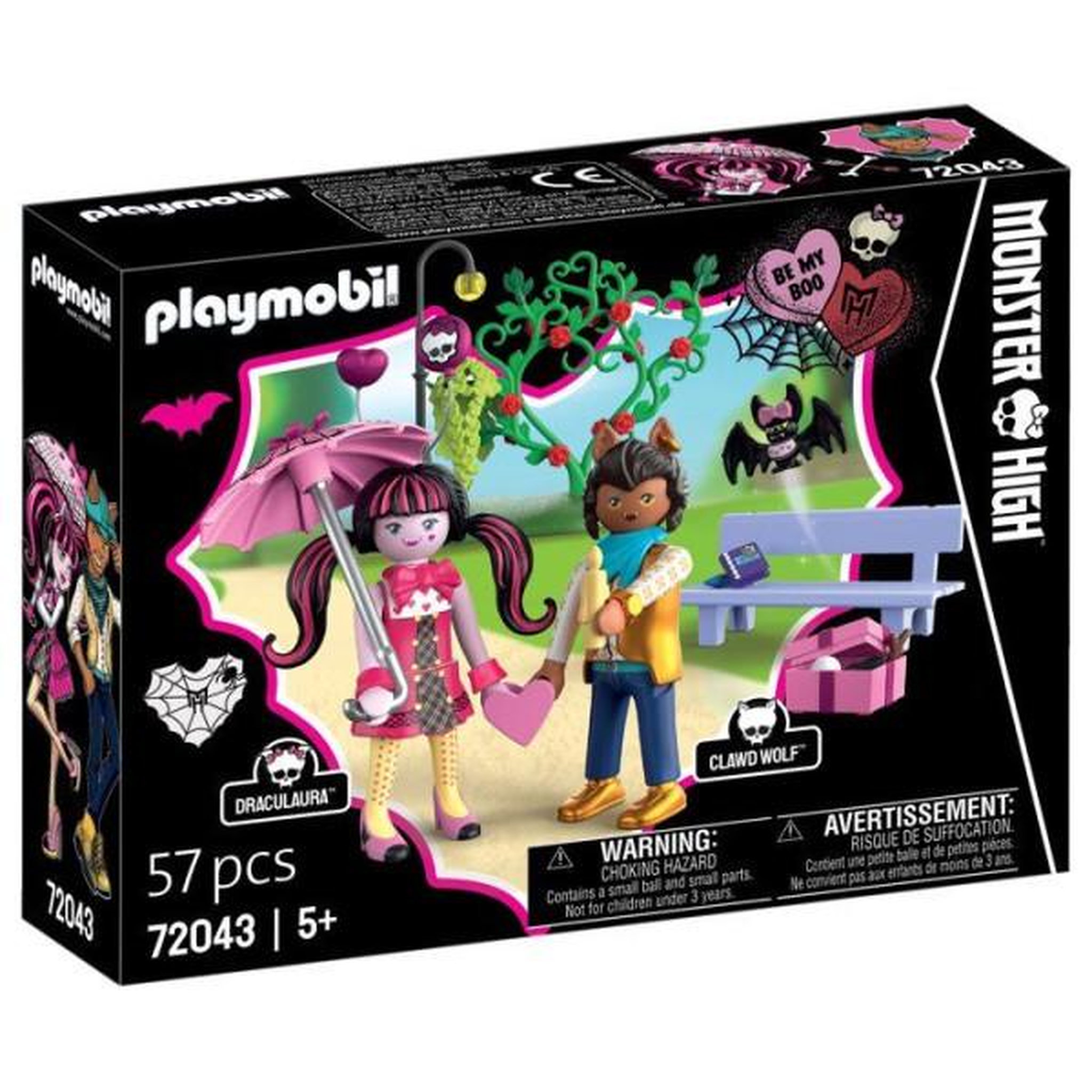 PLAYMOBIL Playmobil 72043 Monster High : Rendez-vous de la Saint-Valentin