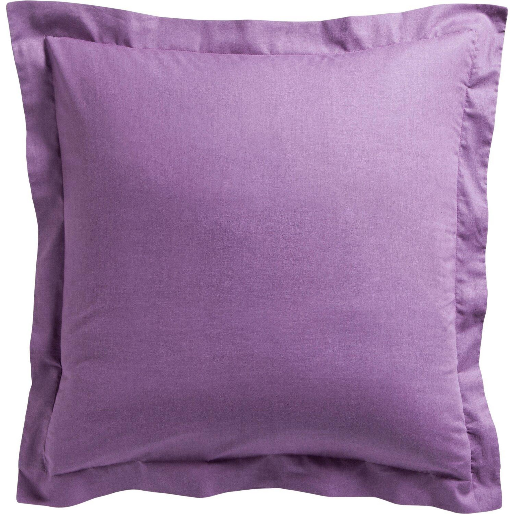 Home collection Taie d'oreiller 75x75 100% coton today jus de myrtille