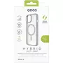 Qdos Coque bumper Iphone 15 Hybrid soft SNAP MagSafe blanc