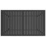 Voir la diapositive 4 : VIDAXL Table de jardin Anthracite 140x80x72 cm Acier