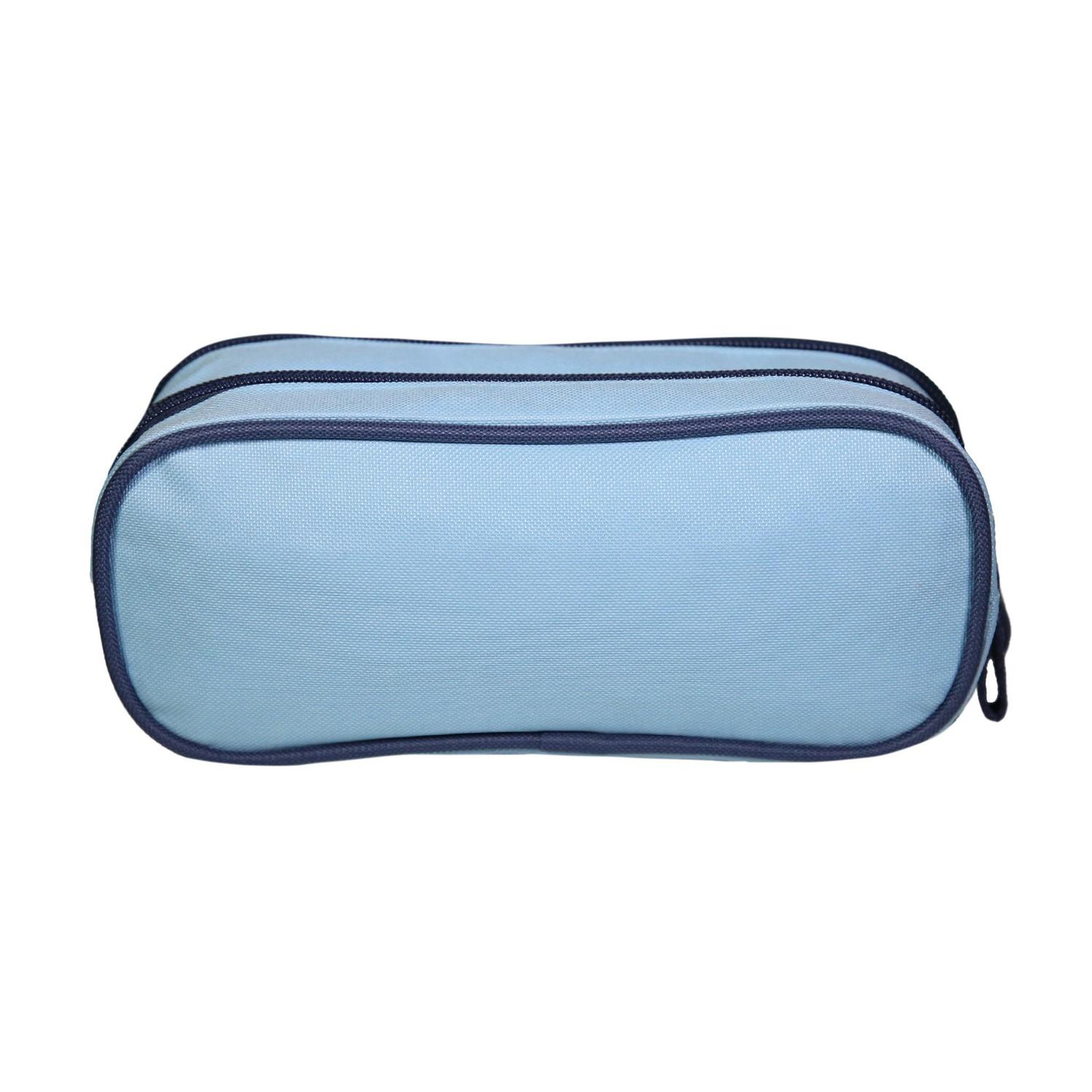 Voir la diapositive 4 : Bagtrotter BAGTROTTER Trousse scolaire 2 compartiments Phileas Bleu