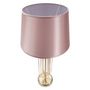 Voir la diapositive 2 : Paris Prix Lampe à Poser Design en Métal  Krista  64cm Rose & Or