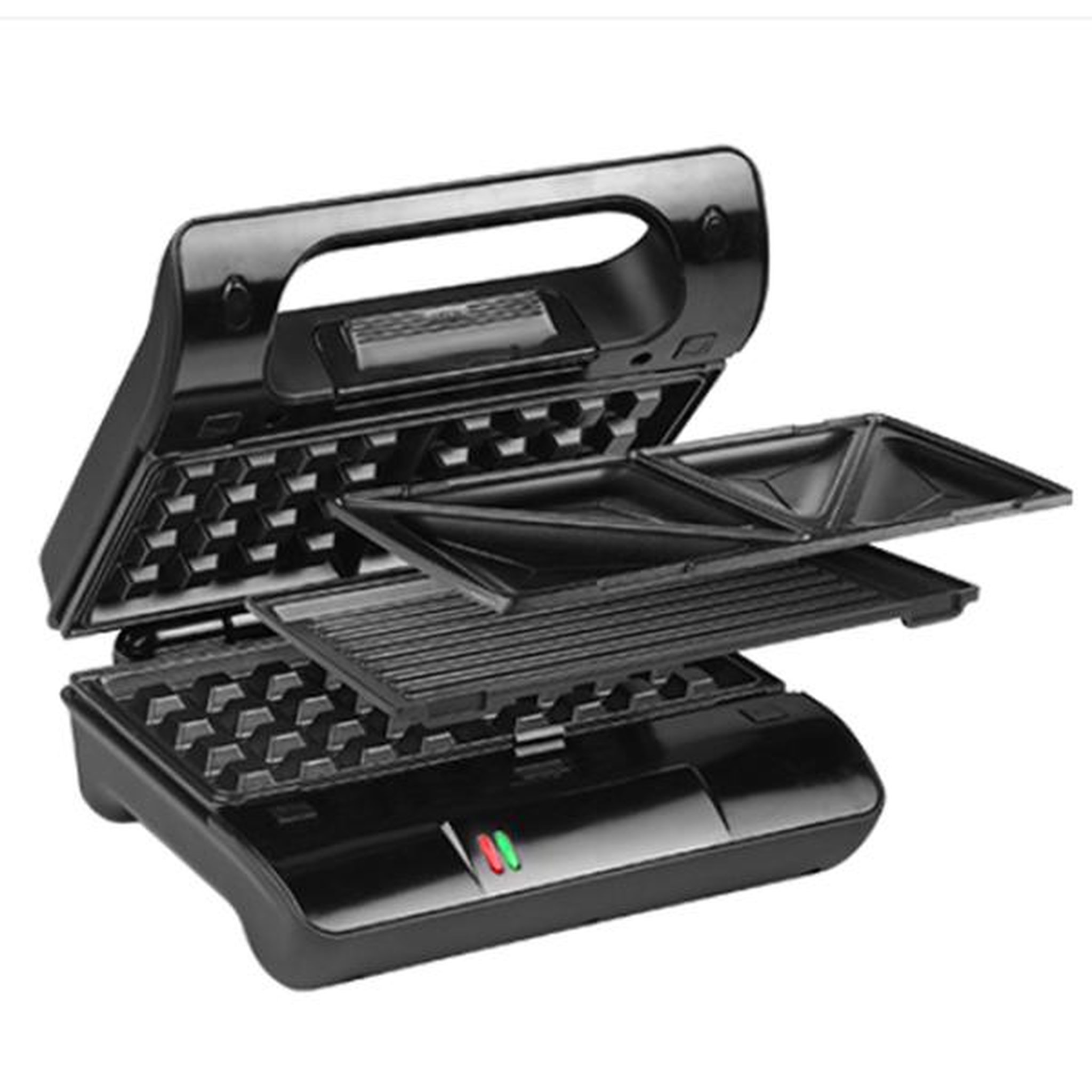 PRINCESS Croque-gaufre-gril 3 plaques 800w - 117002-01-001