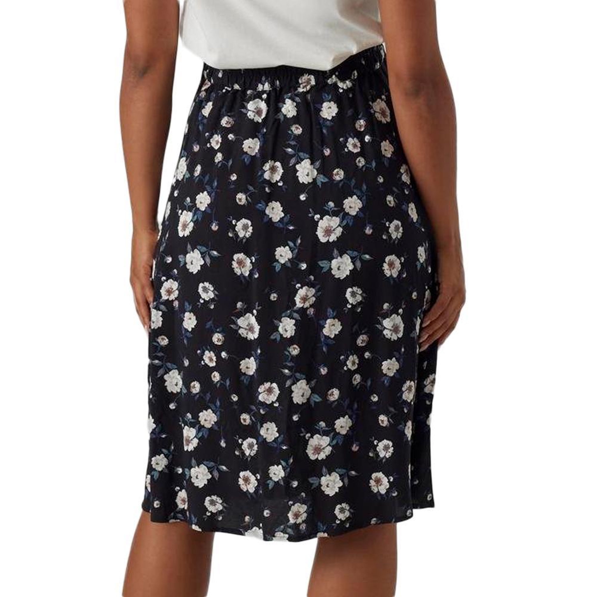 Voir la diapositive 2 : VERO MODA MATERNITY Jupe de Grossesse Noire à Fleurs Femme Vero Moda Maternity 20019110