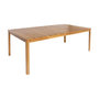 Voir la diapositive 1 : SWEEEK Table de jardin SENORA acacia avec coins arrondis, 10 places, 200 x 100 x 75 cm