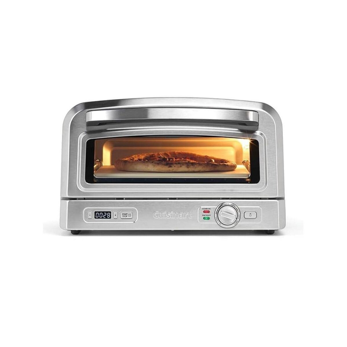 Cuisinart Four à pizza électrique CPZ120E inox pizza 32 cm, cuisson de 175 à 400°C