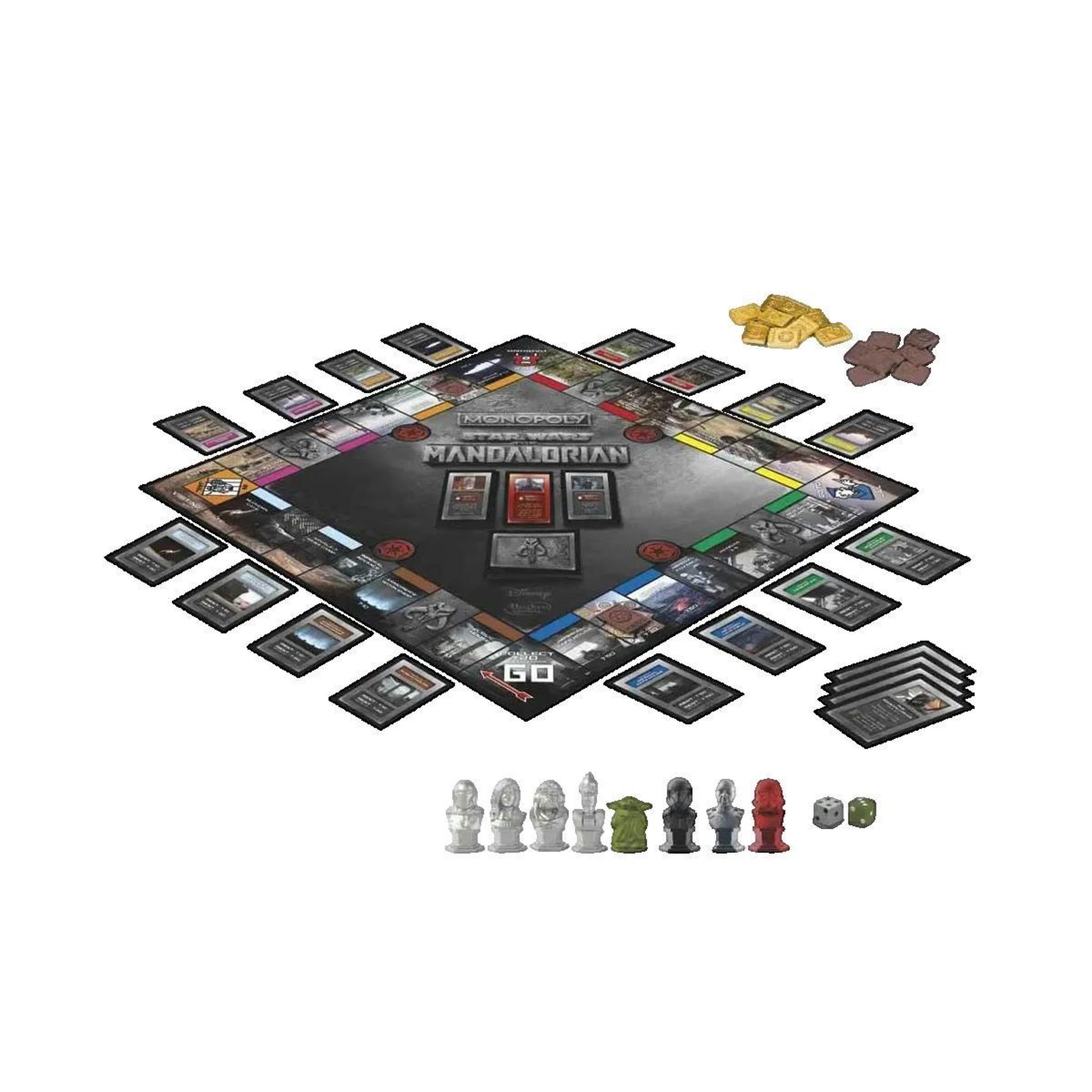 Voir la diapositive 1 : MONOPOLY Jeu de société Hasbro Monopoly : Édition Mandalorian Star Wars
