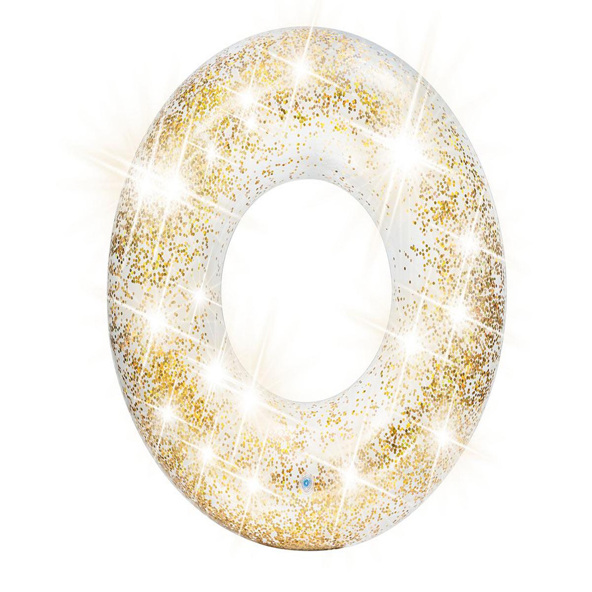 INTEX Bouée gonflable Paillettes Or Ø 119 cm - Intex