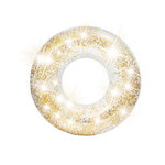 INTEX Bouée gonflable Paillettes Or Ø 119 cm - Intex