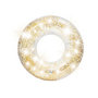 Voir la diapositive 1 : INTEX Bouée gonflable Paillettes Or Ø 119 cm - Intex