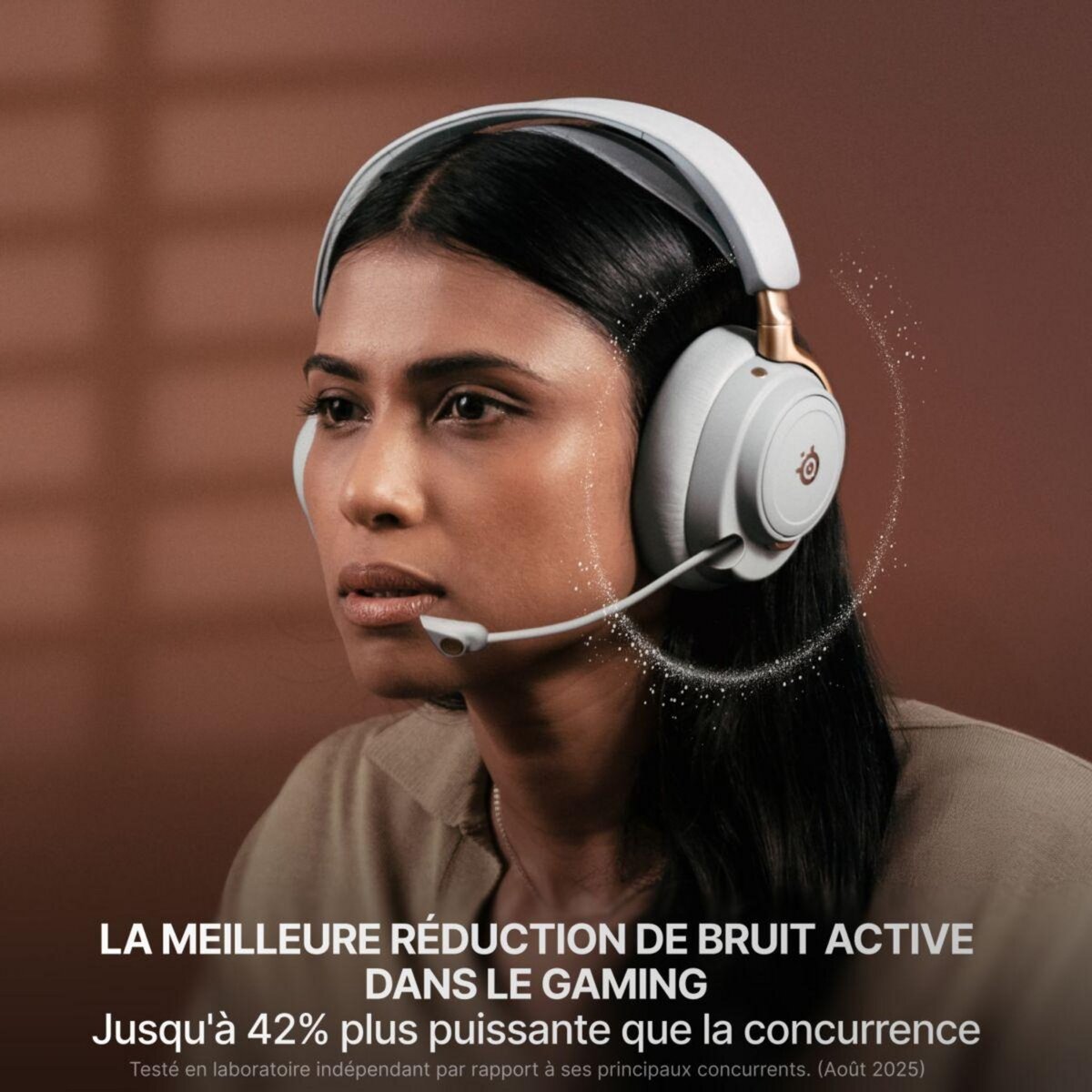 STEEL SERIES Casque gamer Arctis Nova Elite Gold Sage