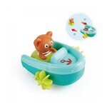 Hape Jouet de bain interactif - Bateau à moteur avec ours en bouée