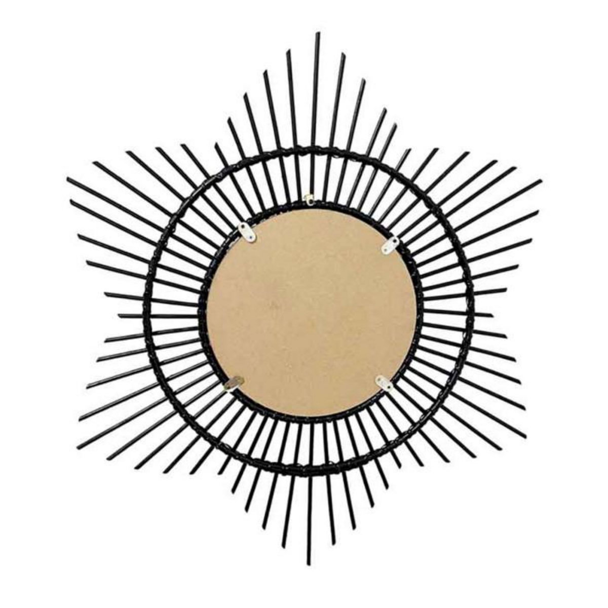 Paris Prix Miroir Mural Design en Rotin  Aina  70cm Noir