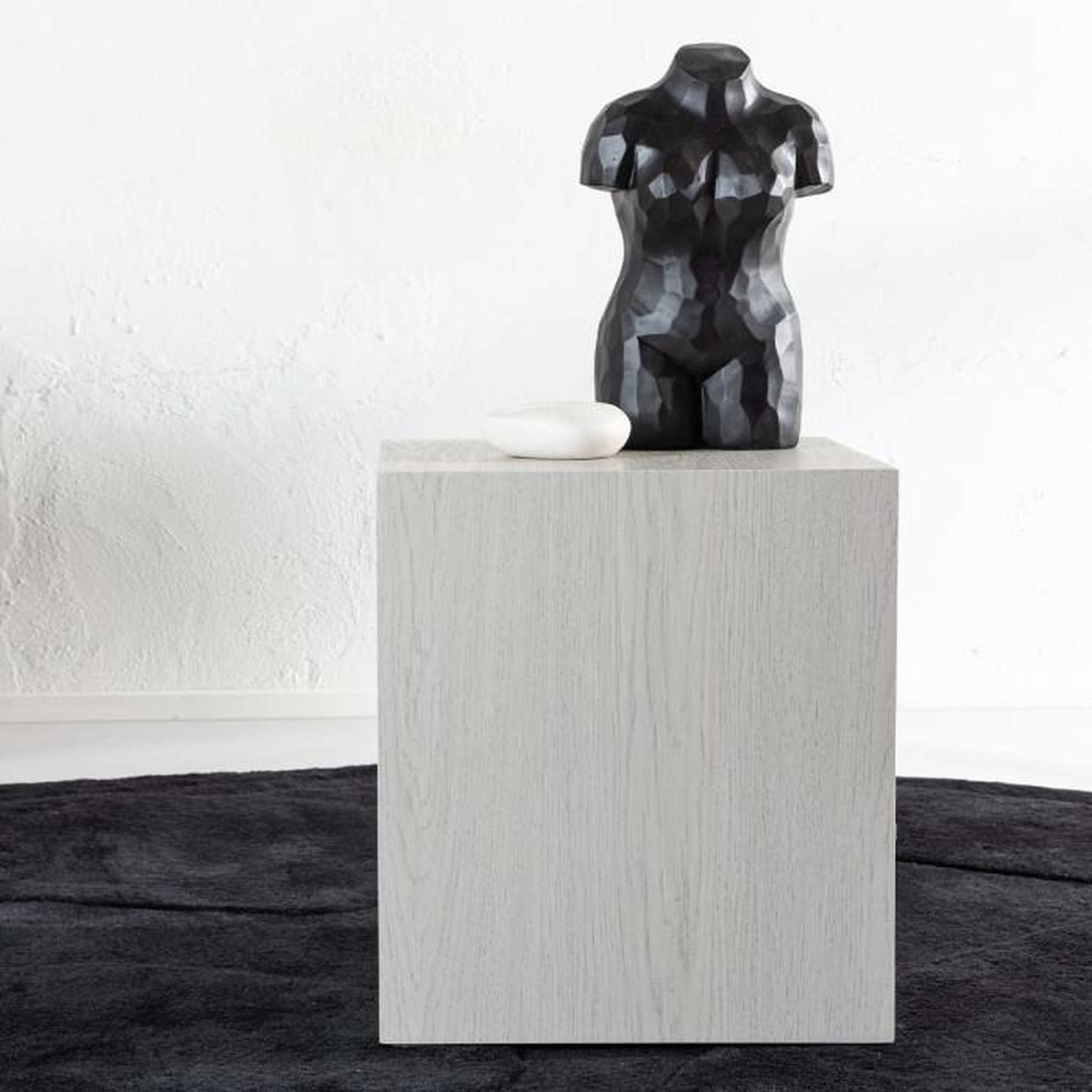 Voir la diapositive 4 : Paris Prix Table d'Appoint  York  45cm Blanc