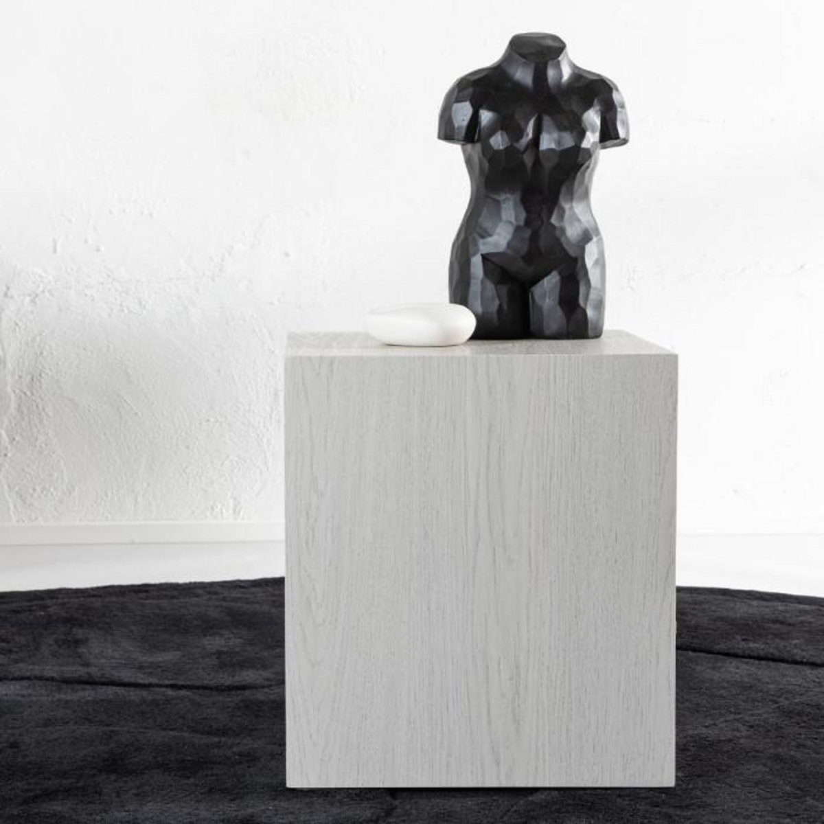 Paris Prix Table d'Appoint  York  45cm Blanc