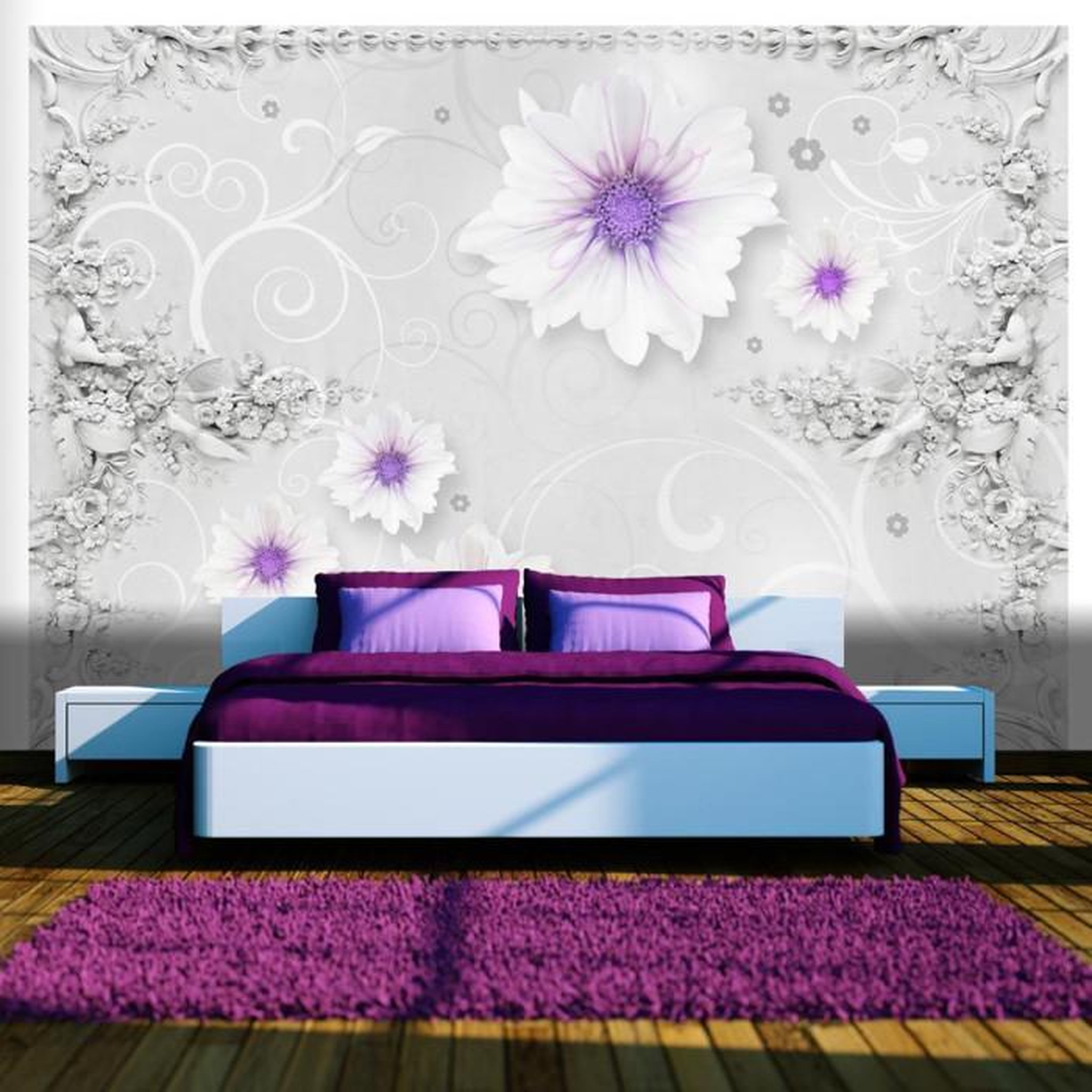 Paris Prix Papier Peint  Rise of Romantic Love. Coloris disponibles : Multicolore