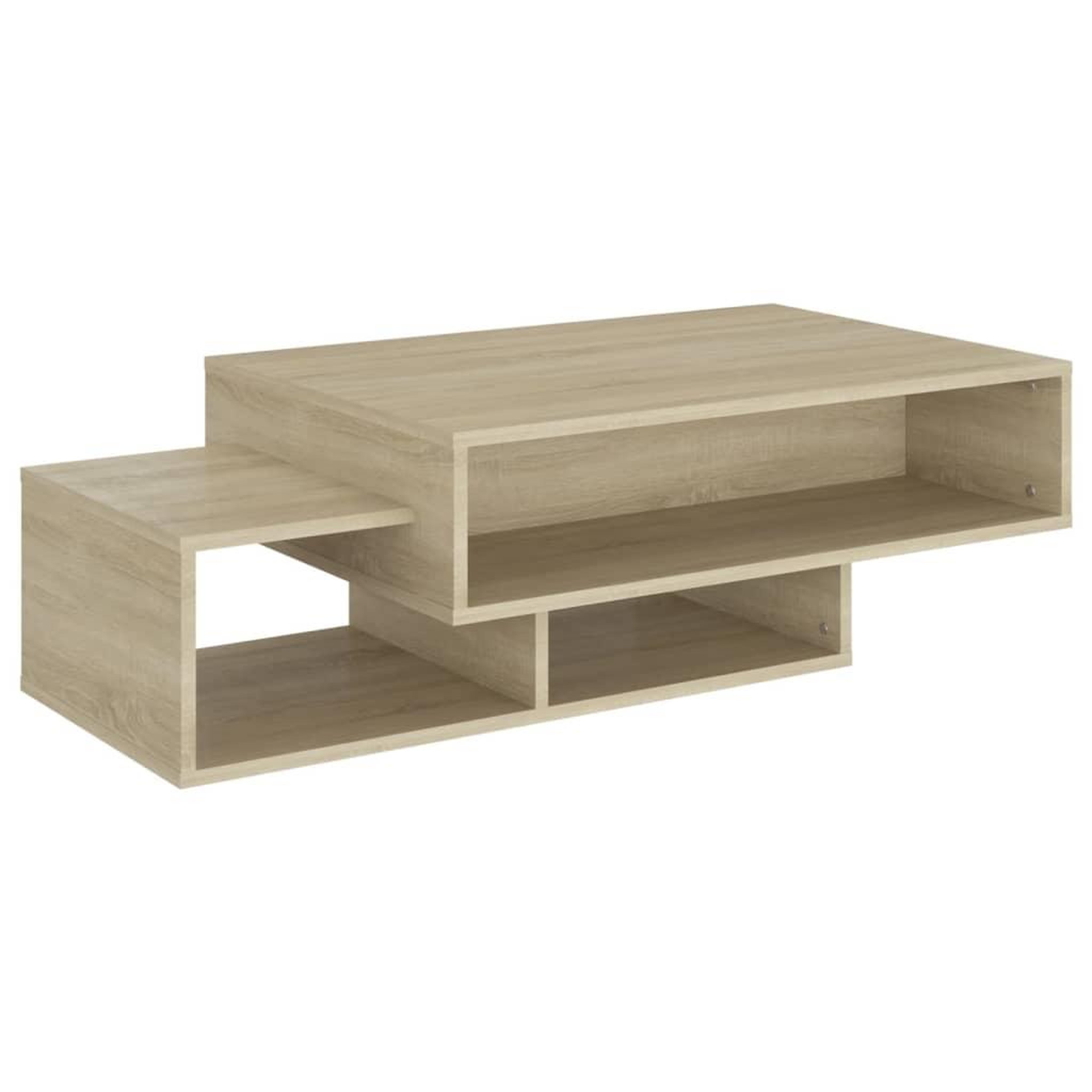 Voir la diapositive 2 : VIDAXL Table basse Chene sonoma 105x55x32 cm Bois d'ingenierie
