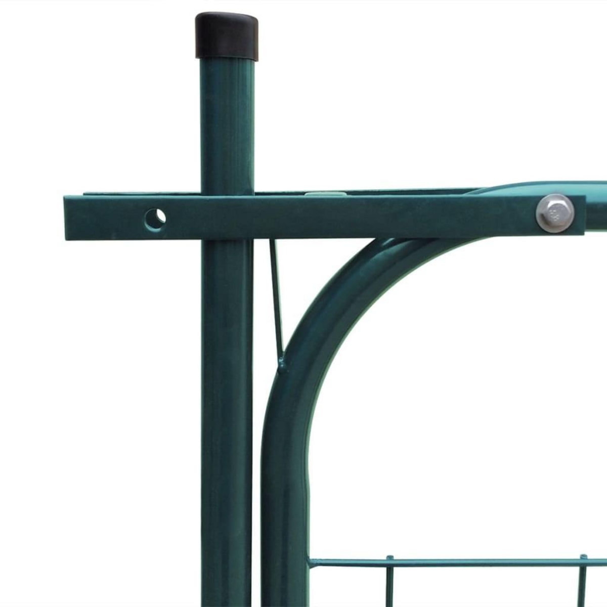 VIDAXL Portail de cloture de jardin 100 x 100 cm Vert