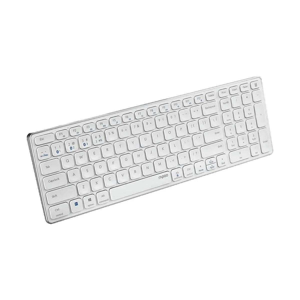 RAPOO Clavier Rapoo E9700M blanc sans fil