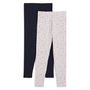 Voir la diapositive 2 : INEXTENSO Lot de 2 leggings fille