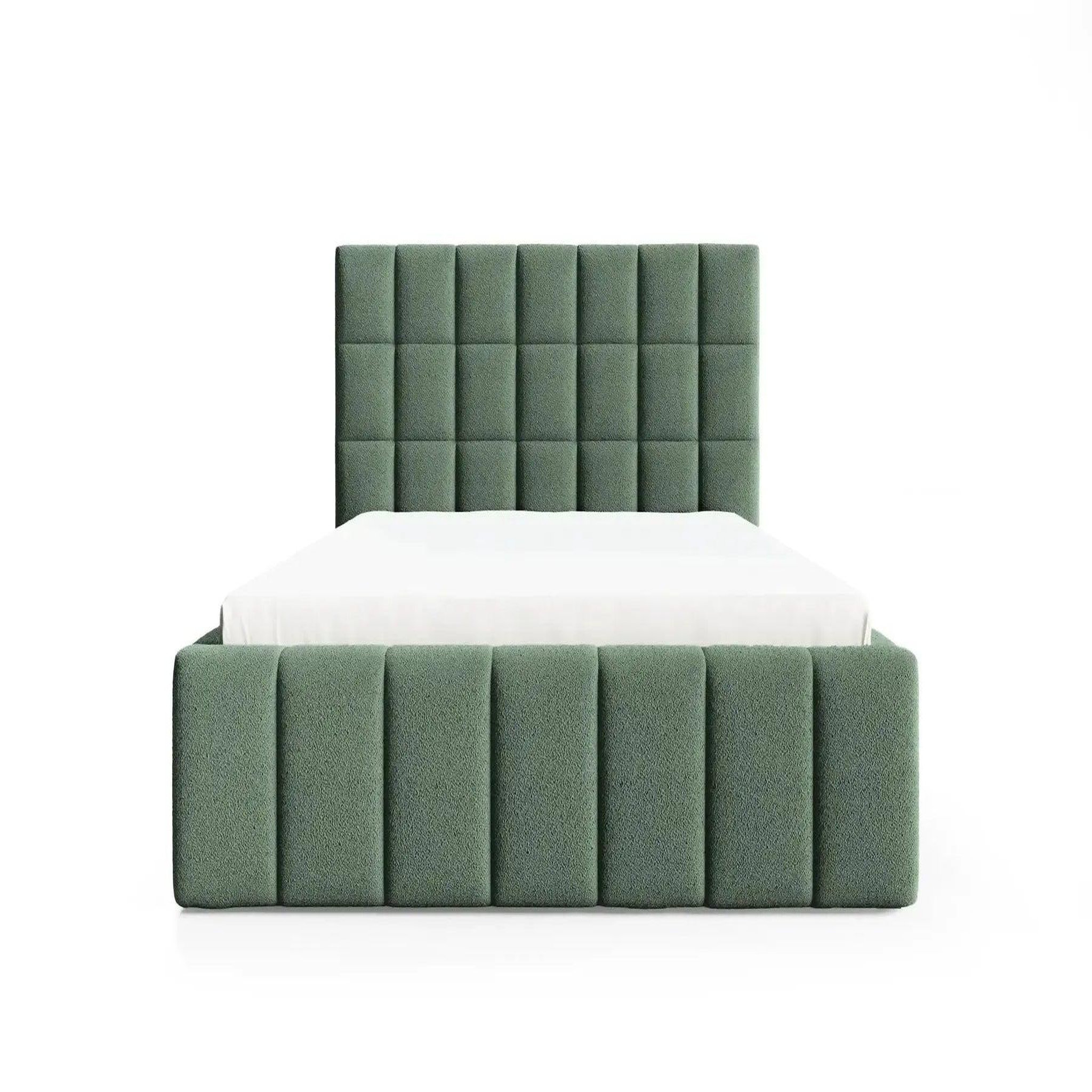 Voir la diapositive 1 : CASANOVA PARIS Florence - lit coffre tissu chenille