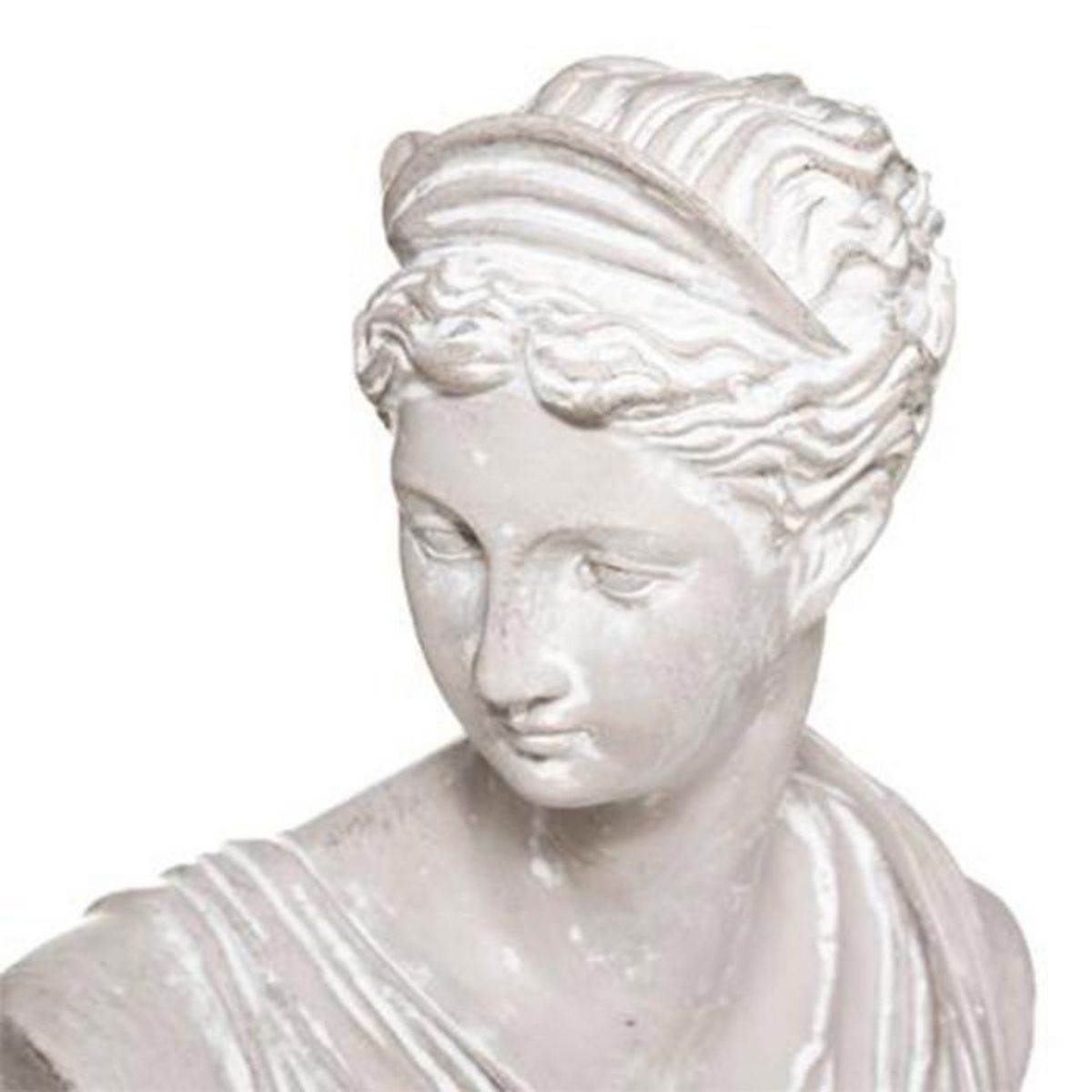 ATMOSPHERA Statuette Déco  Buste Diane  30cm Blanc