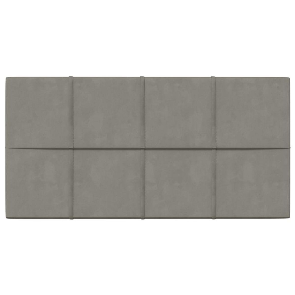 VIDAXL Panneaux muraux 12 pcs Gris clair 60x30 cm Velours 2,16 m^2