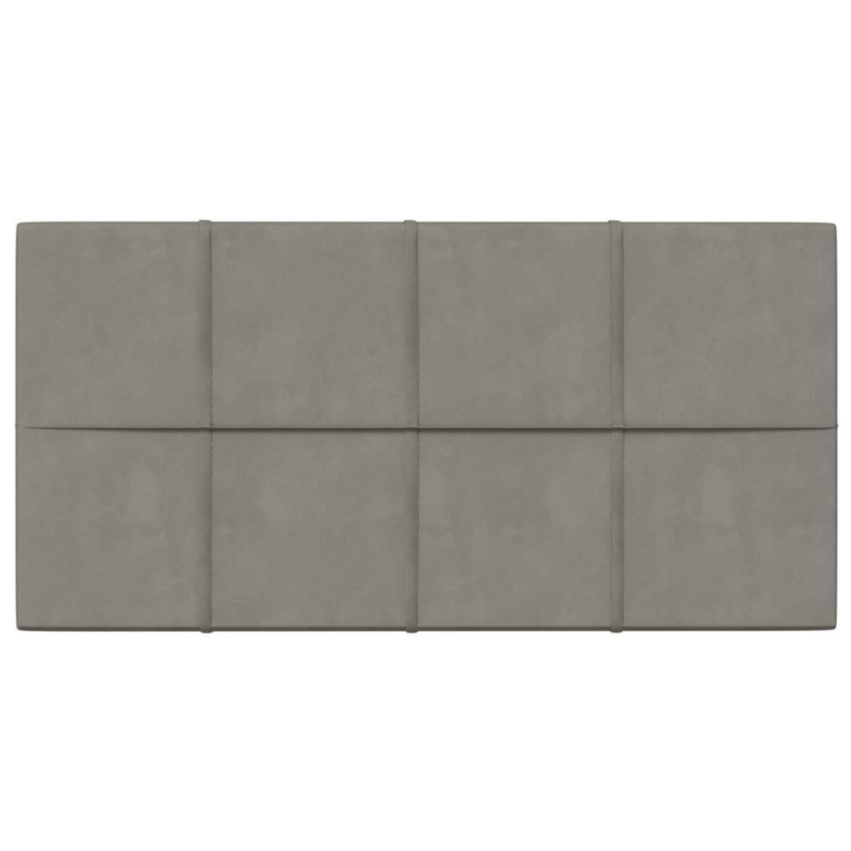 VIDAXL Panneaux muraux 12 pcs Gris clair 60x30 cm Velours 2,16 m^2