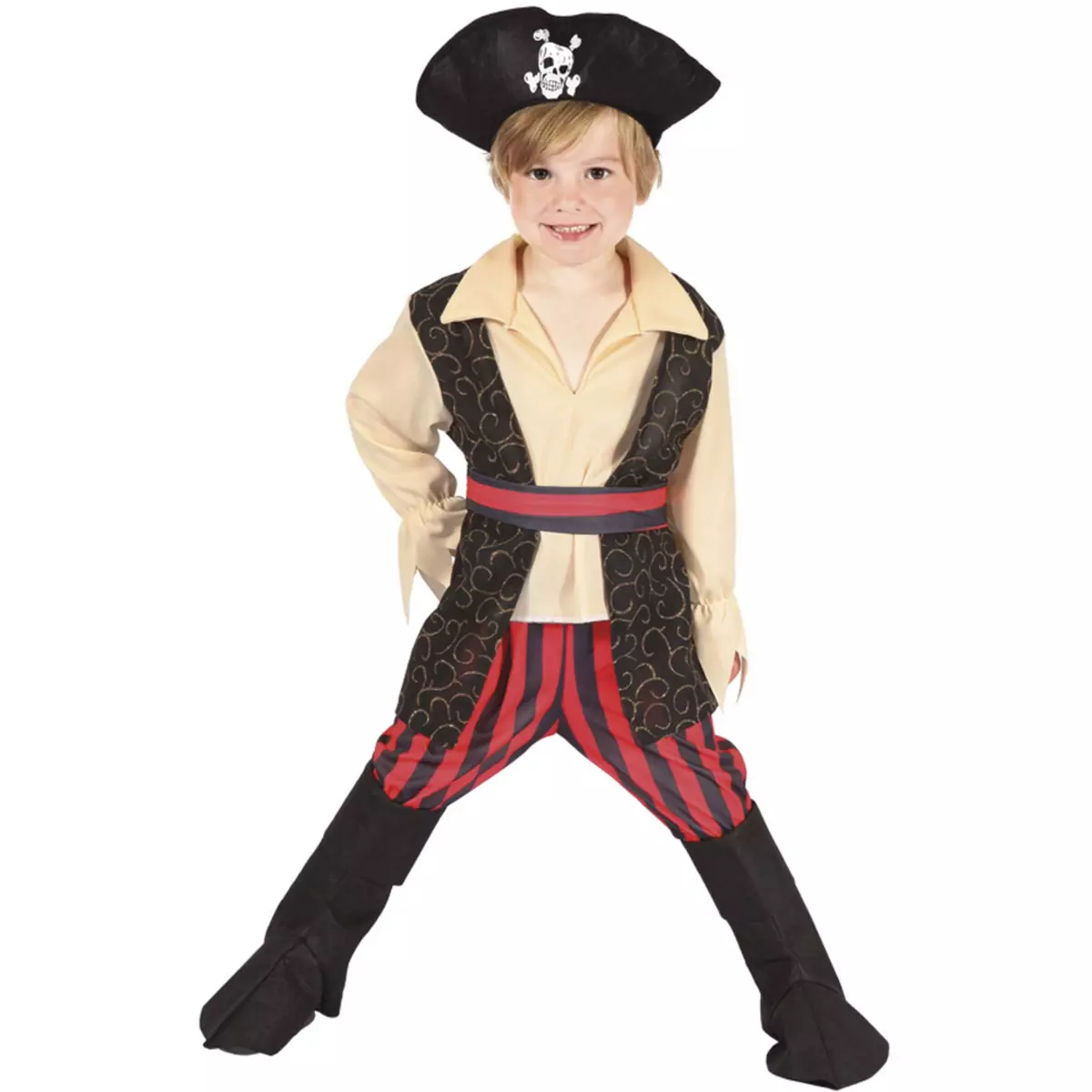 Boland Déguisement Petit Pirate Paul - Enfant - 3/4 ans (96 à 104 cm)