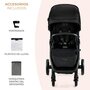 Voir la diapositive 5 : KINDERKRAFT Poussette compacte avec suspension et protection UPF50+ pour bébé
