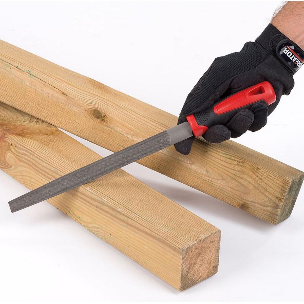 KREATOR Lime à bois demi-ronde 200 mm Kreator