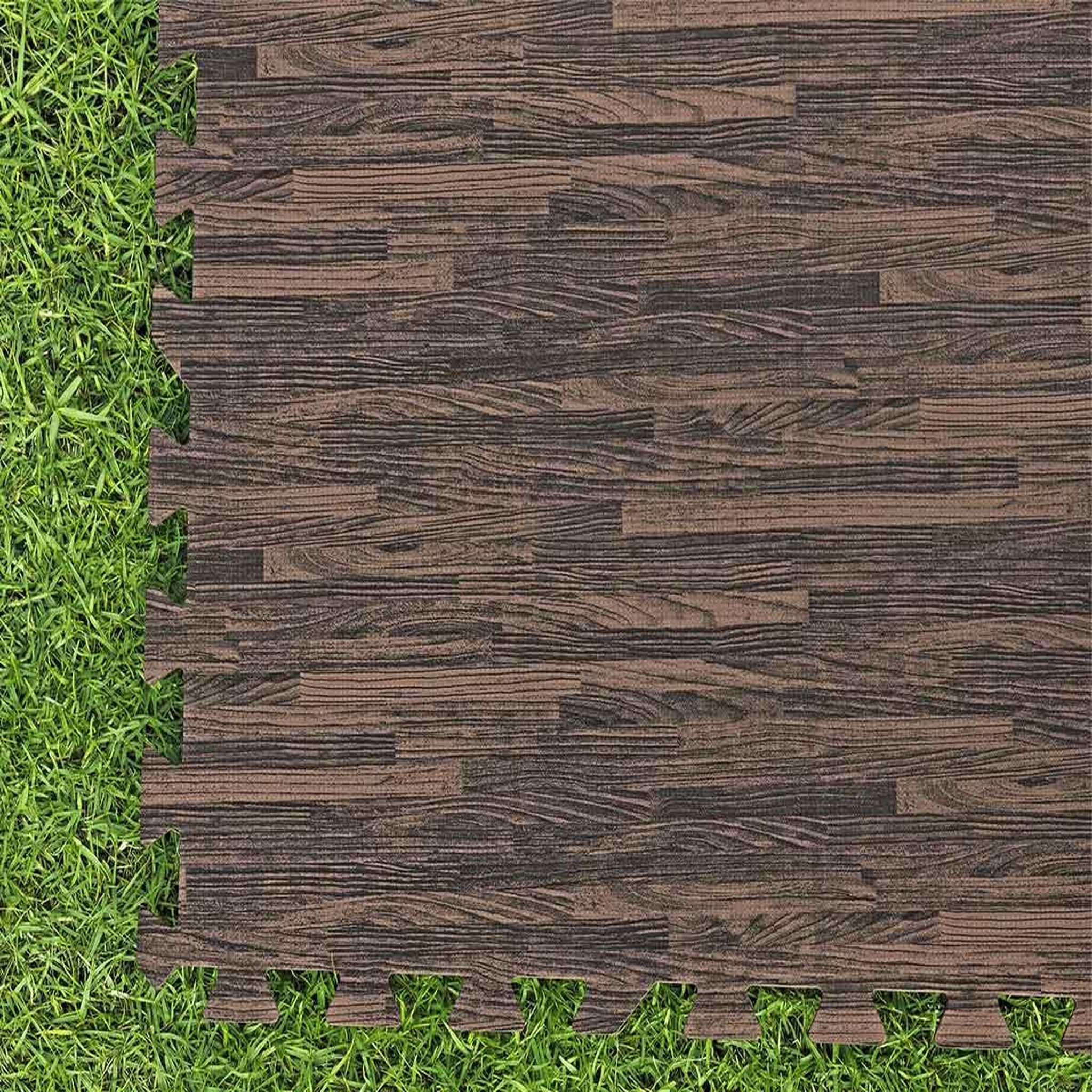 Voir la diapositive 6 : BESTWAY Lot de 12 dalles de protection de sol en mousse 50,8 x 50,8 cm effet bois pour piscine et spa - Bestway