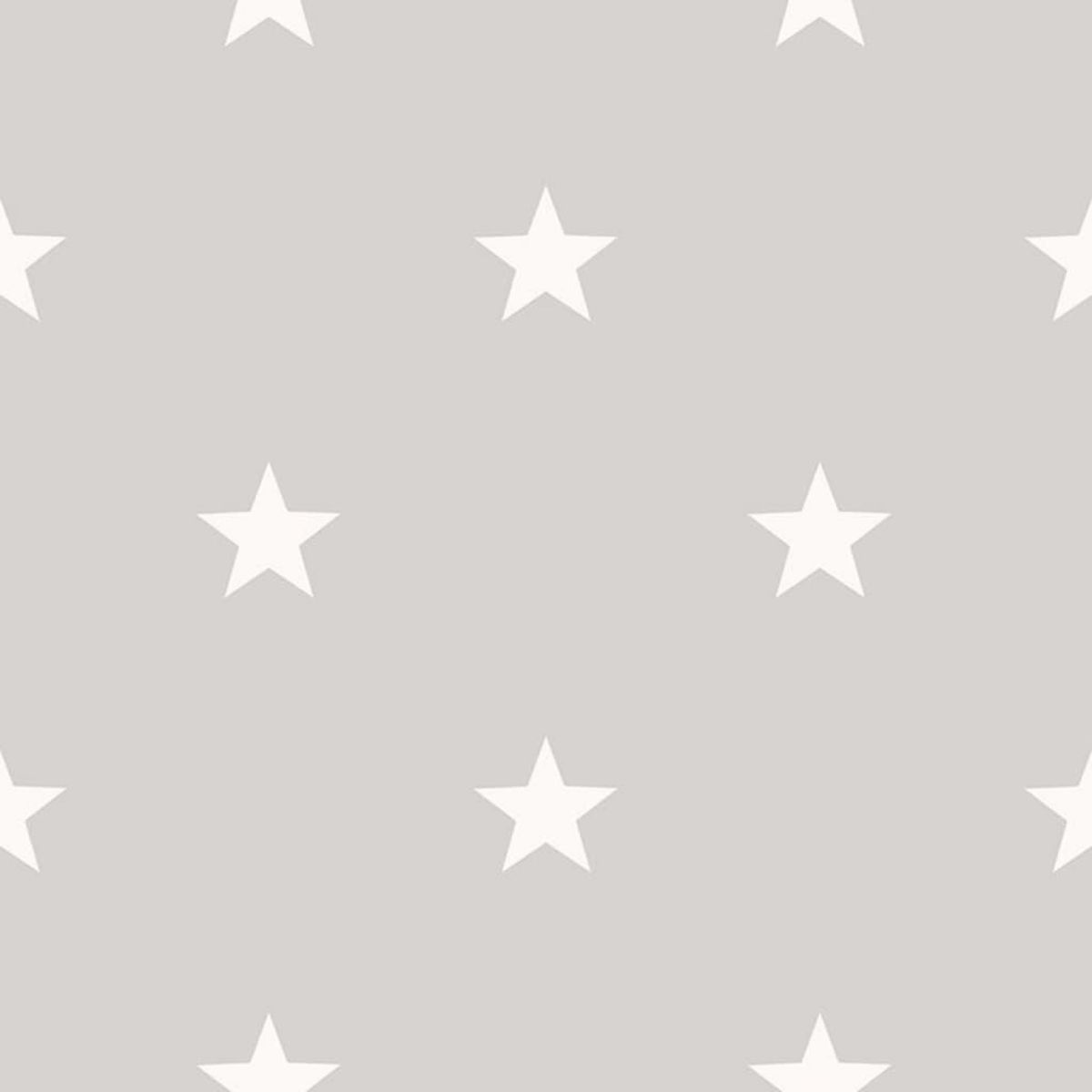 Noordwand Noordwand Papier peint Friends&Coffee Little Stars Gris fonce et blanc