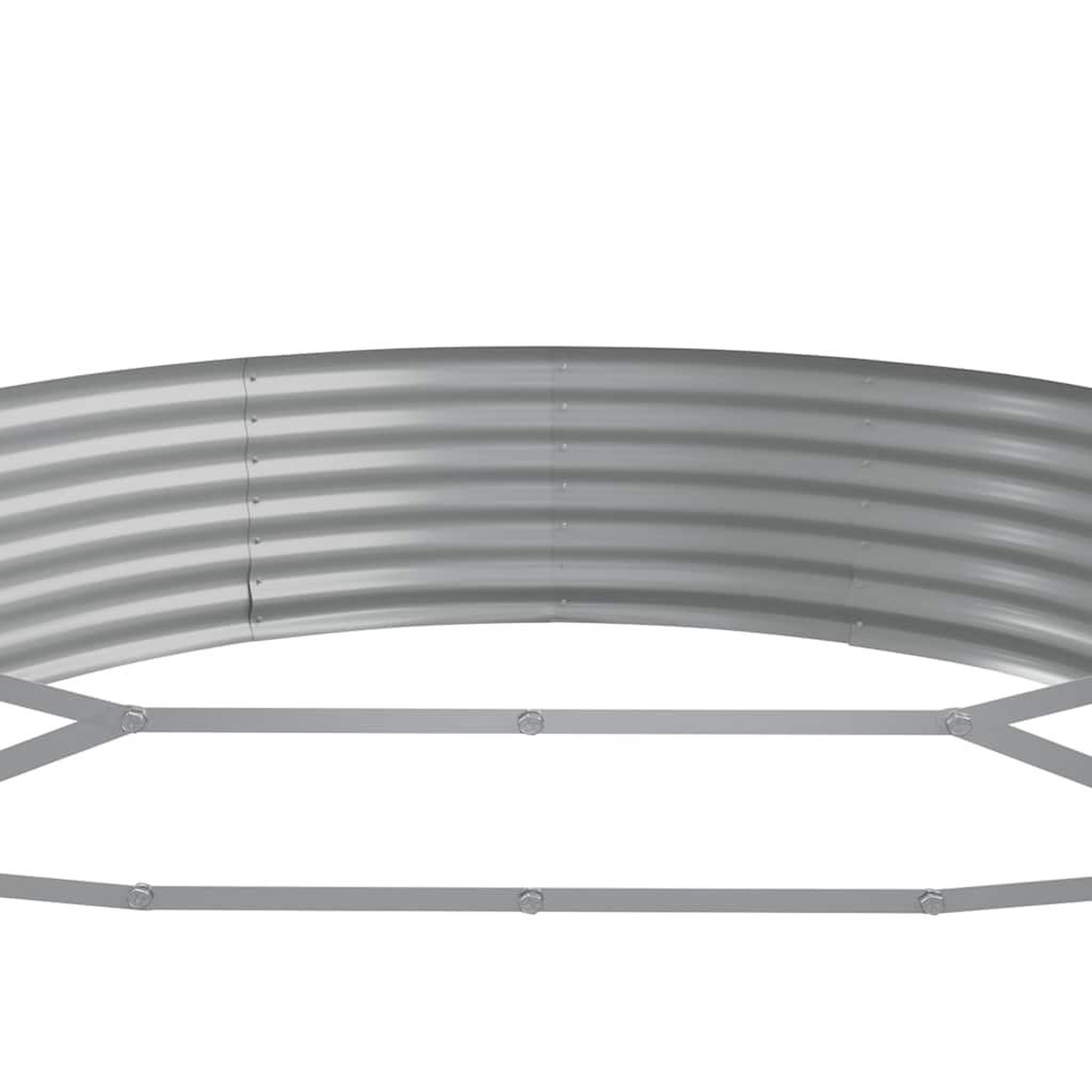 Voir la diapositive 5 : VIDAXL Lit sureleve de jardin Acier galvanise Anthracite