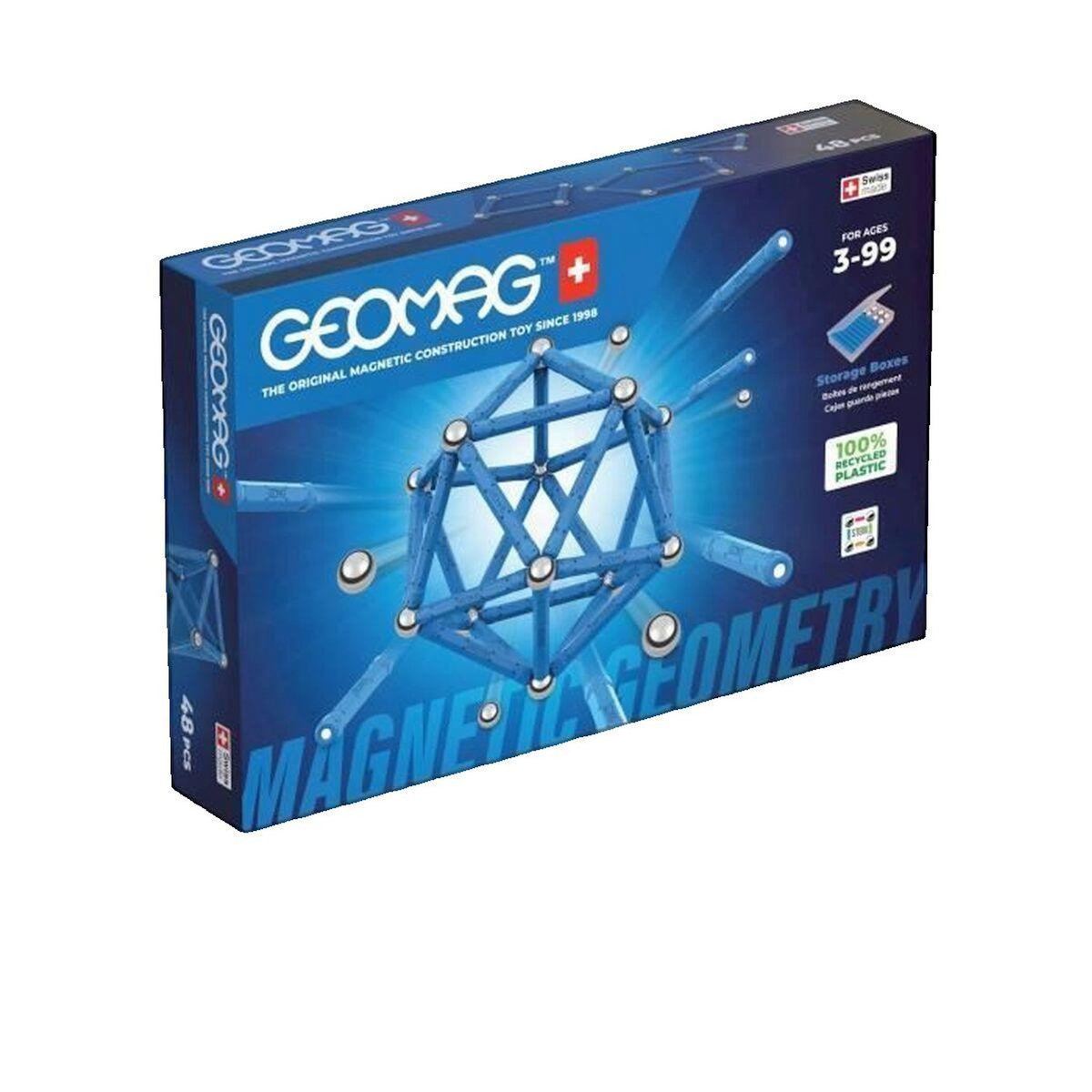 Geomag Jeu de construction geomag magnétique bleu