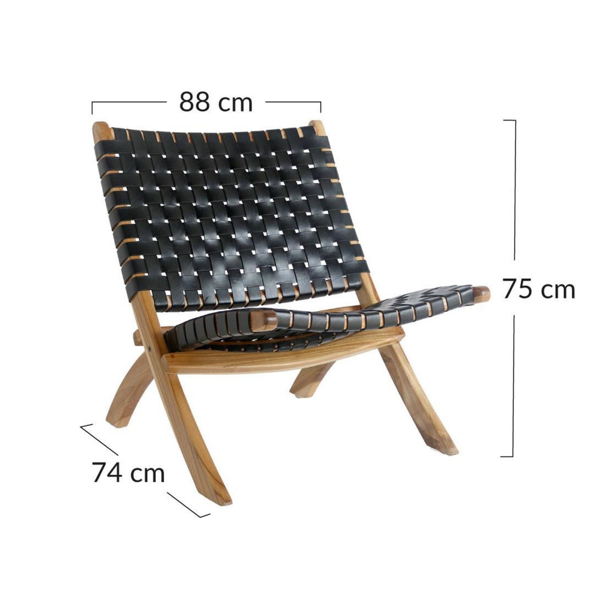 LISA DESIGN Fernando - fauteuil - en simili