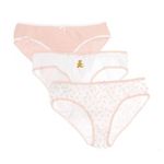 Lulu Castagnette Lot x3 Culottes /Blanche Femme Lulu Castagnette. Coloris disponibles : Rose