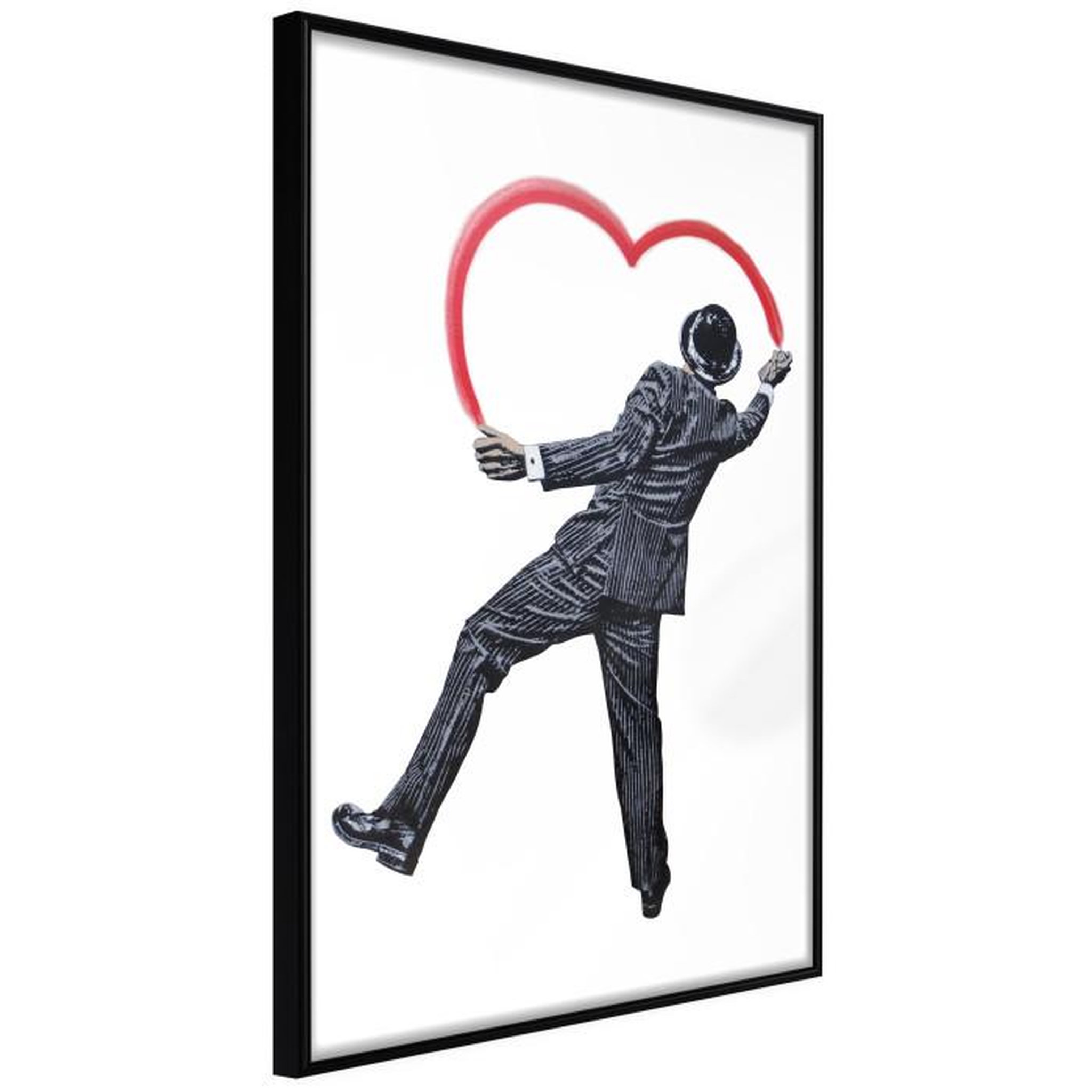 Paris Prix Affiche Murale Encadrée  Vandal Heart. Coloris disponibles : Noir, Jaune
