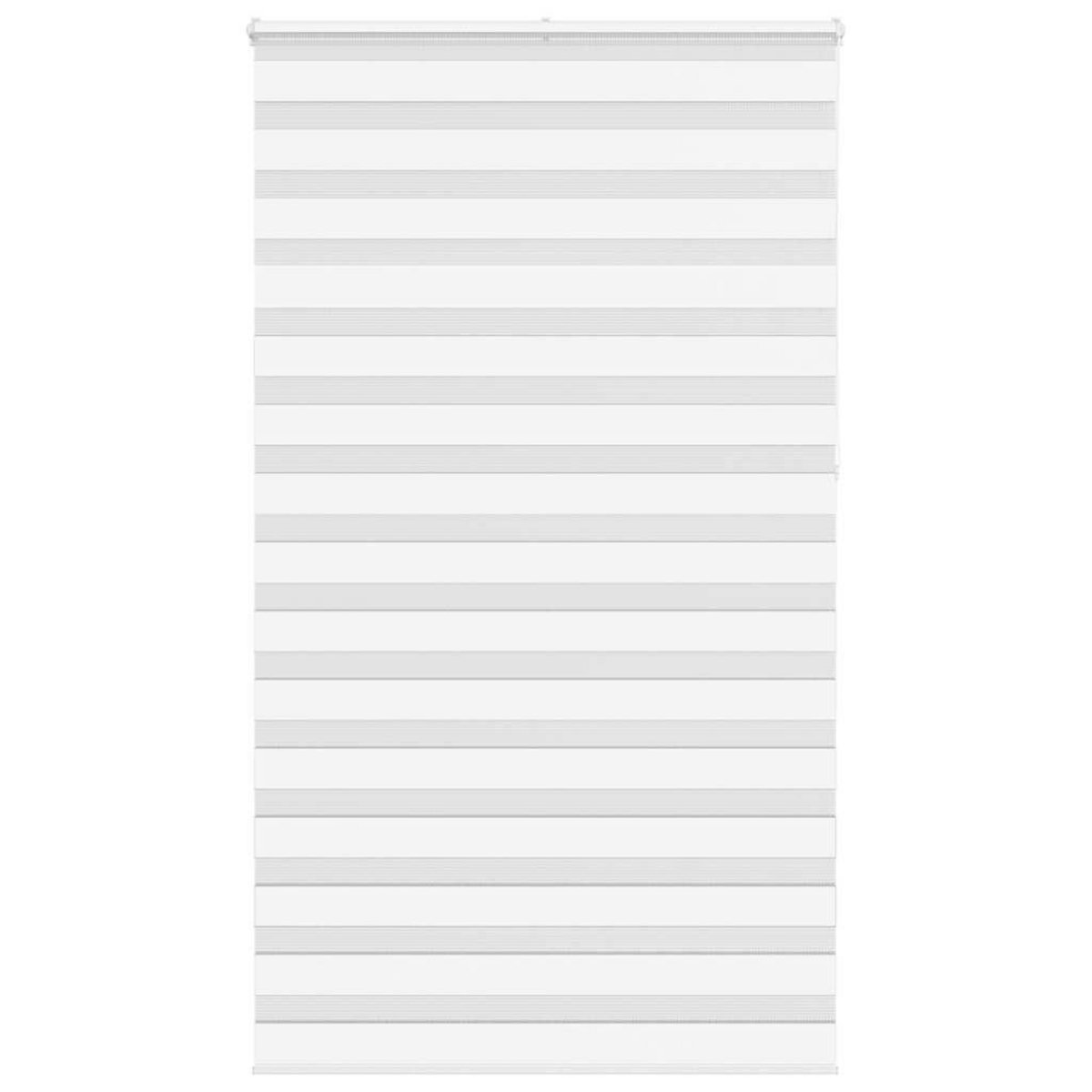 VIDAXL Store zebre blanc 130x230 cm largeur du tissu 125,9cm polyester
