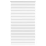 VIDAXL Store zebre blanc 130x230 cm largeur du tissu 125,9cm polyester