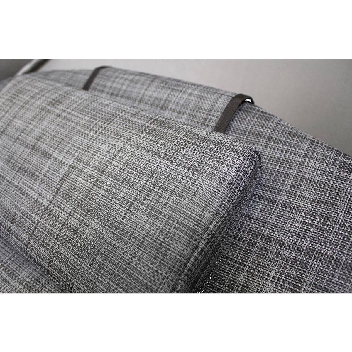 Paris Prix Bain de Soleil Avec Pare-Soleil  Hossegor  203cm Gris