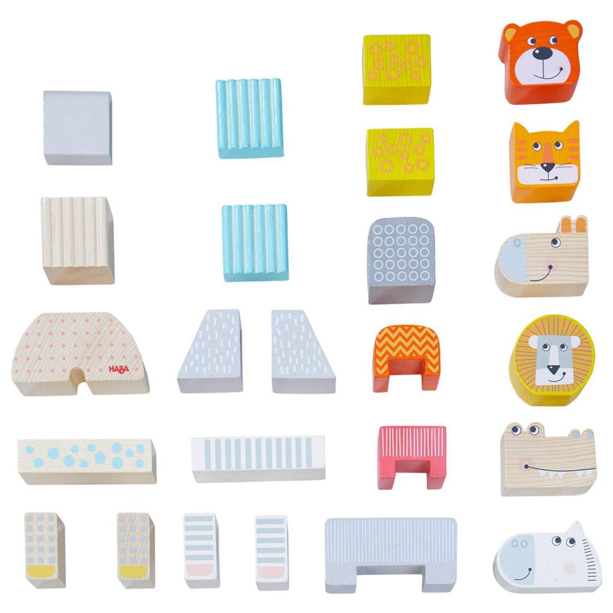 Haba Blocs de construction : La parade des animaux