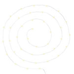 ATMOSPHERA Guirlande Lumineuse  40 Led Blanc Chaud  395cm Chrome