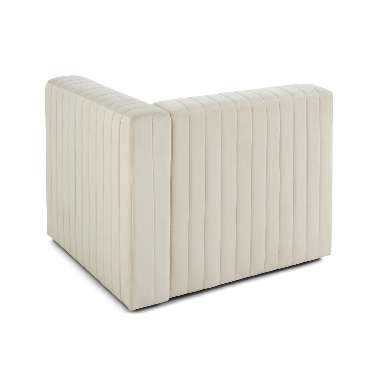 LISA DESIGN Nova - module d'assise droit - en velours