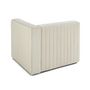 Voir la diapositive 4 : LISA DESIGN Nova - module d'assise droit - en velours