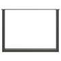 Voir la diapositive 5 : VIDAXL Pieds de table a manger forme de U 2 pcs 100x(72-73) cm acier